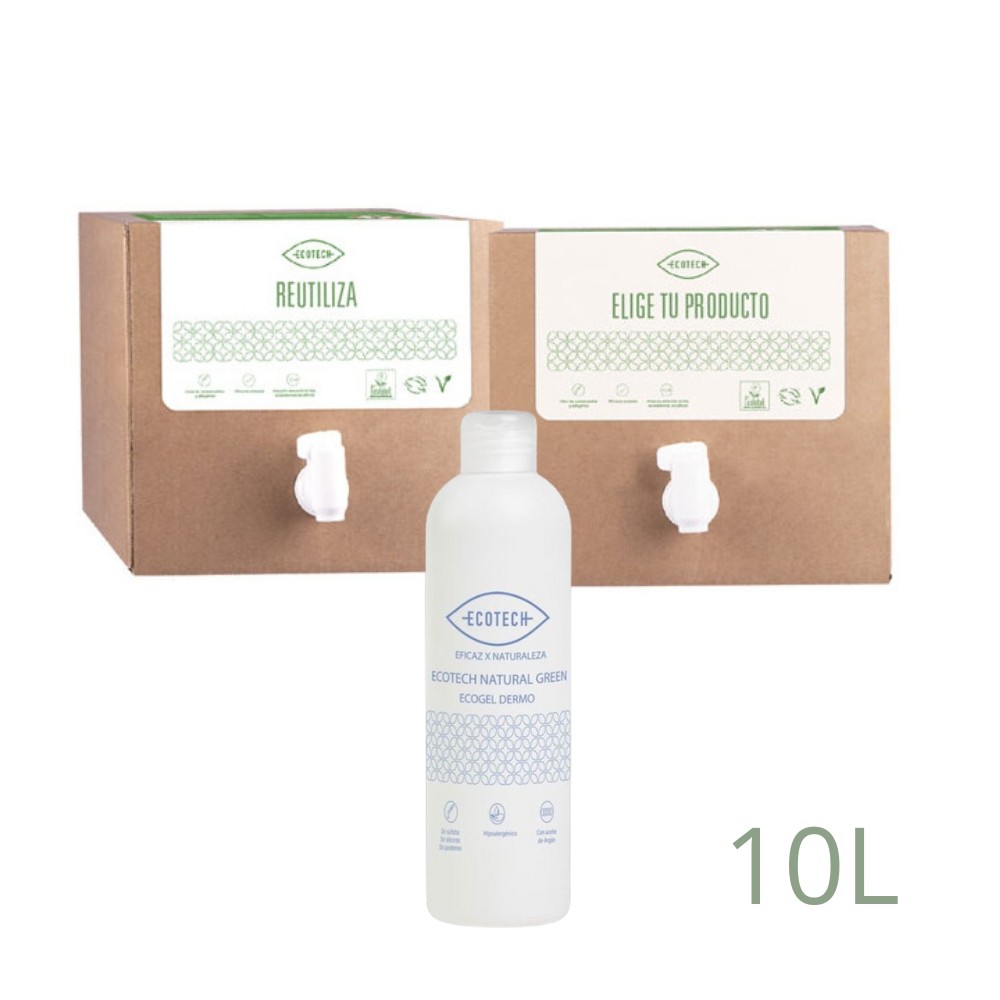 ECOTECH GRANEL 10L NATURAL GREEN -GEL CUERPO-