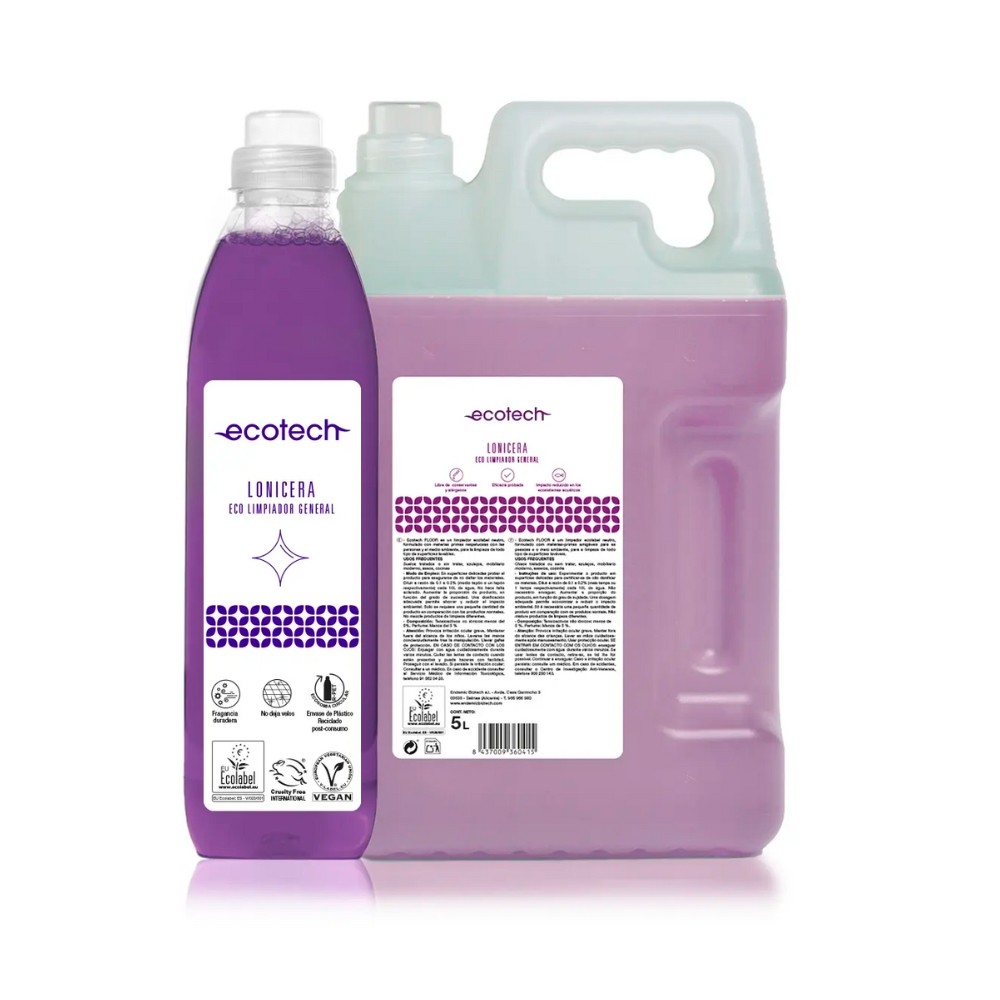ECOTECH GARRAFA 5L LONICERA -LIMPIA HOGAR NEUTRO-