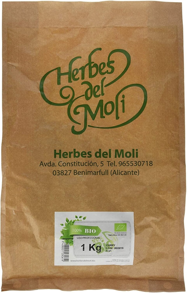HERBES GRANEL CURRY MOLIDO ECO 1KG