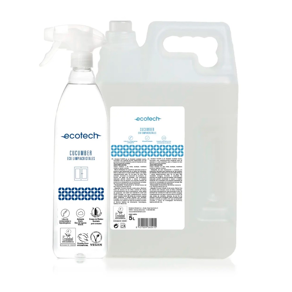 ECOTECH GARRAFA 5L CUCUMBER -MULTIUSOS-