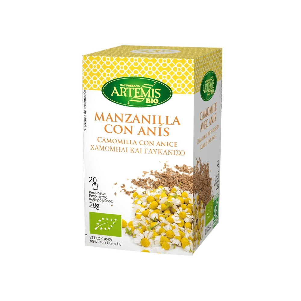 ARTEMIS INFUSION MANZANILLA ANIS BIO. 20FIL