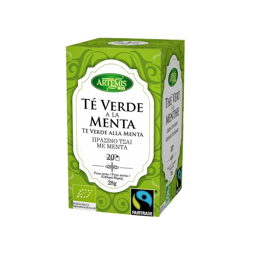 ARTEMIS INFUSION TE VERDE CON MENTA BIO. 20FIL