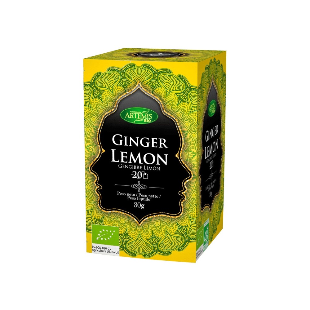 ARTEMIS INFUSION JENGIBRE LIMON S/TEINA BIO.20FIL