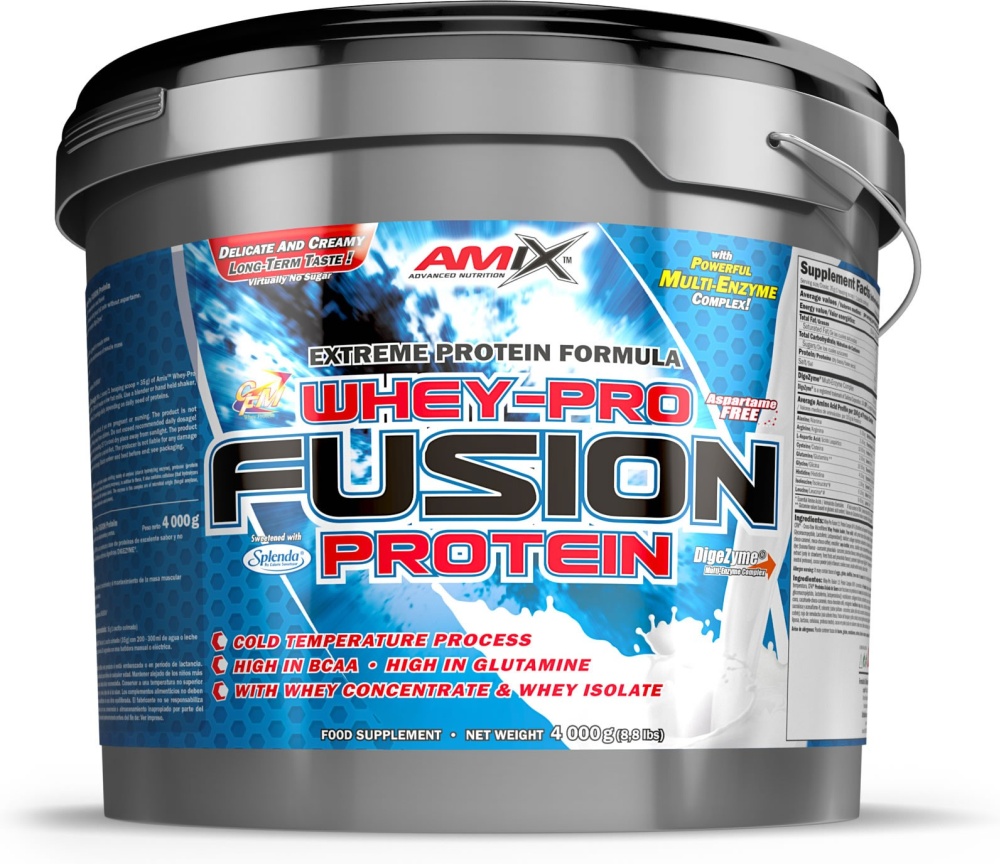 AMIX WHEY PRO FUSION 4KG VAINILLA
