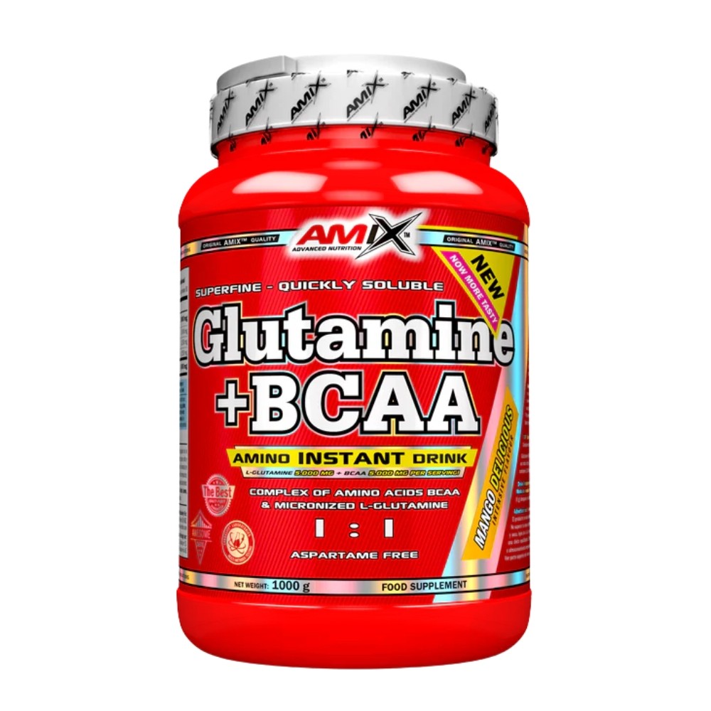 AMIX GLUTAMINA + BCAA 1KG PIÑA