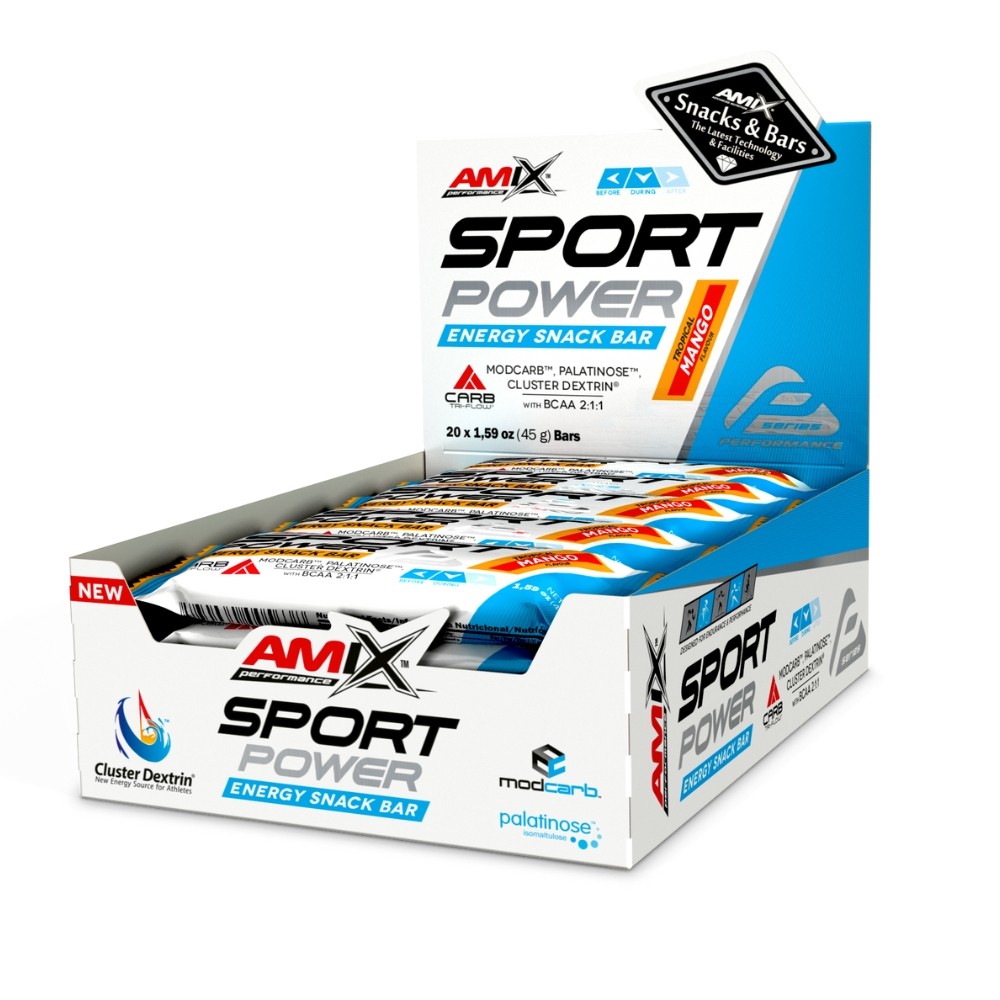 AMIX PERF BARRITAS SPORT POWER 20X45G MANGO