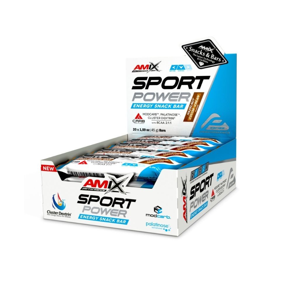 AMIX PERF BARRITAS SPORT POWER 20X45G AVELLA.CACAO