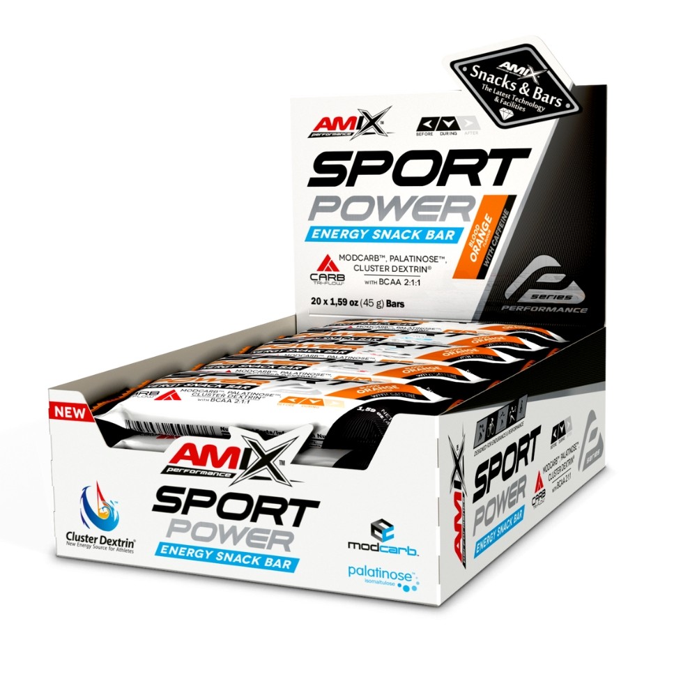 AMIX PERF BARRITAS SPORT POWER 20X45G NARANJA