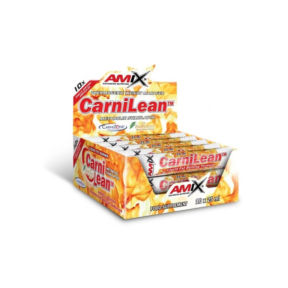 AMIX CARNILEAN BURNER 10*25ML.NARANJA