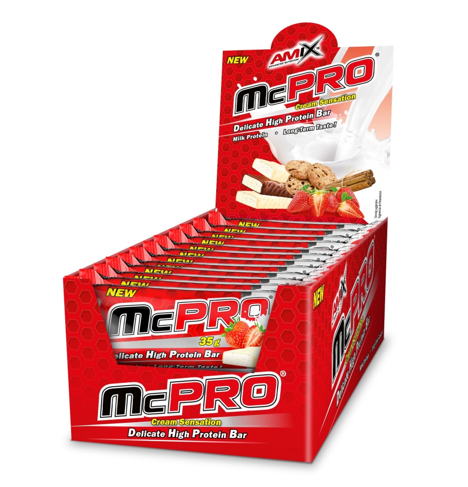 AMIX BARRITAS MC-PRO 24X35GR. FRESA YOGUR