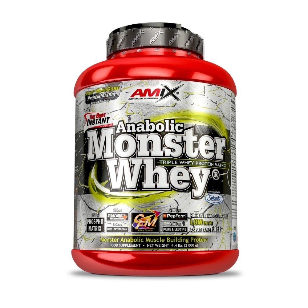 AMIX ANABOLIC MONSTER WHEY 2KG FRESA-PLATANO