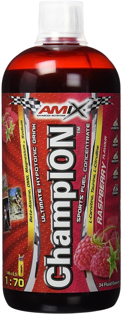 AMIX CHAMPION SPORT FUEL 1000ML.FRAMBUESA