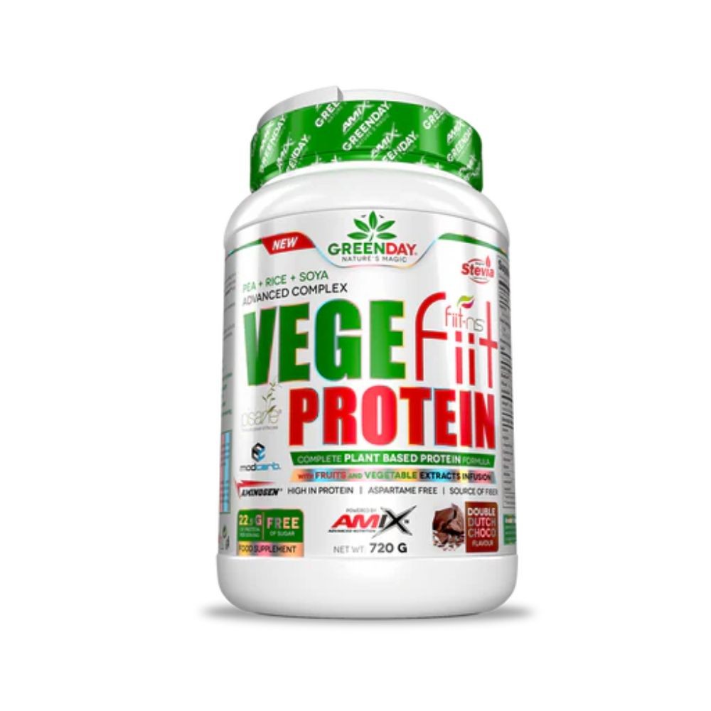 AMIX GREENDAY VEGEFIIT PROT. 720GR CACAH.CHOC.CARA