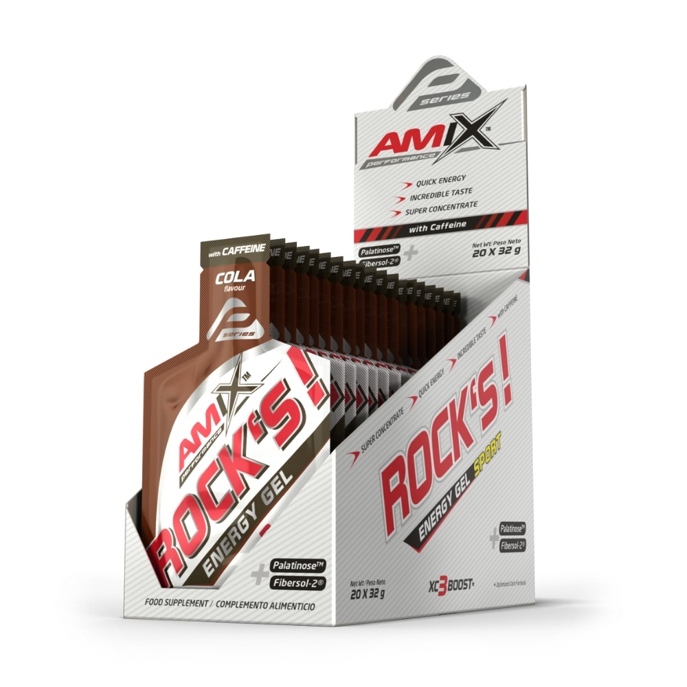 AMIX PERF GEL ROCK,S C/CAFEINA 20X32GR COLA