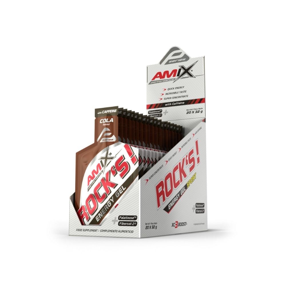 AMIX PERF GEL ROCK,S C/CAFEINA 20X32GR COLA