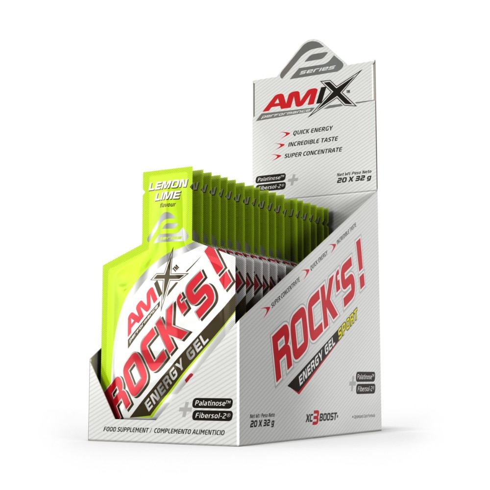 AMIX PERF GEL ROCK,S S/CAFEINA 20X32GR LIMON