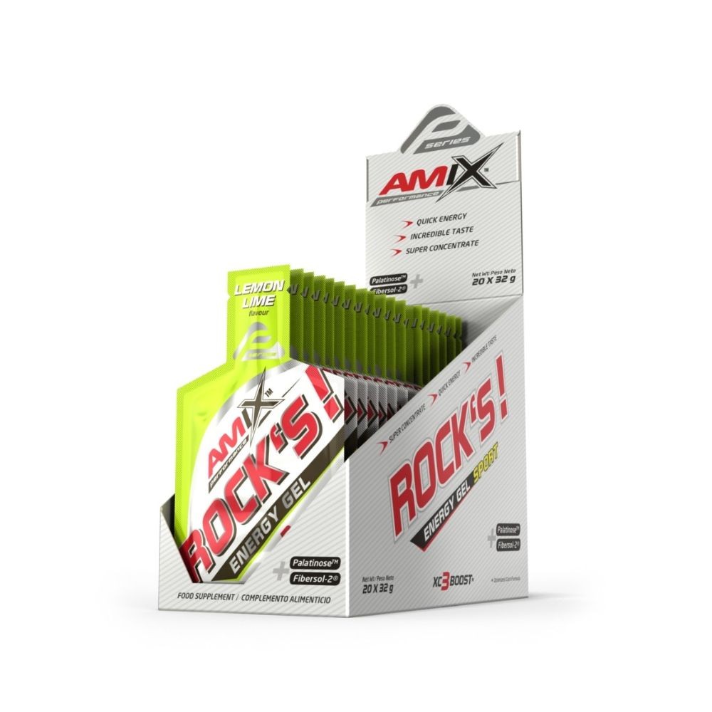 AMIX PERF GEL ROCK,S S/CAFEINA 20X32GR LIMON