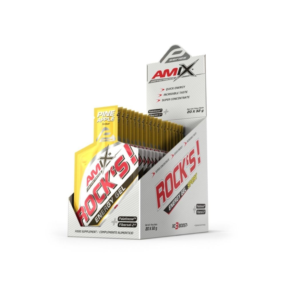 AMIX PERF GEL ROCK,S S/CAFEINA 20X32GR PIÑA
