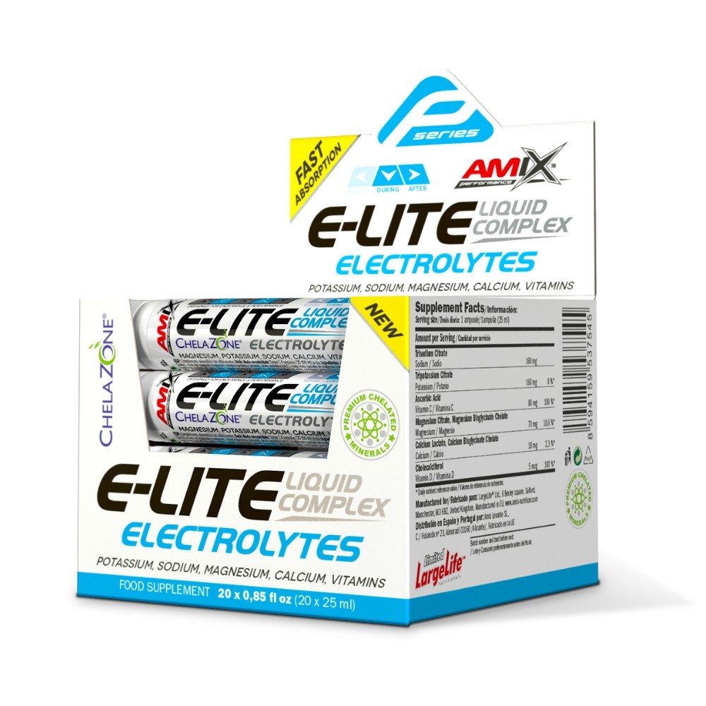 AMIX PERF E-LITE ELECTROLYTES LIQU.20X25ML NARANJA