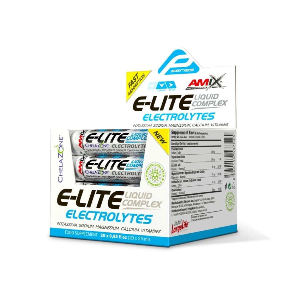 AMIX PERF E-LITE ELECTROLYTES LIQU.20X25ML NARANJA
