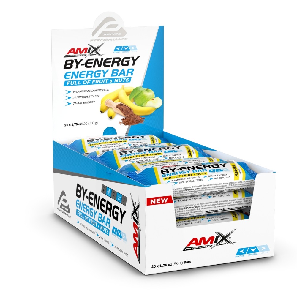 AMIX PERF BARRITAS BY-ENERGY 20X50GR PLATANO