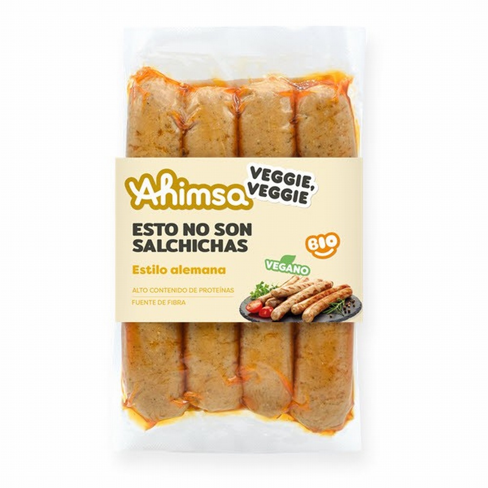 AHIMSA (LARGA DURAC) SALCHICHA ALEMANA BIO 200G