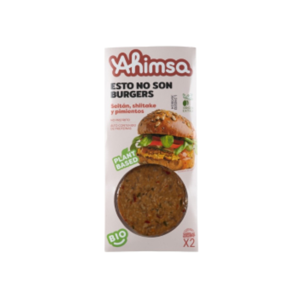 AHIMSA (LARGA DURAC) BURGUER SEITAN SHIT-PIMI.160G