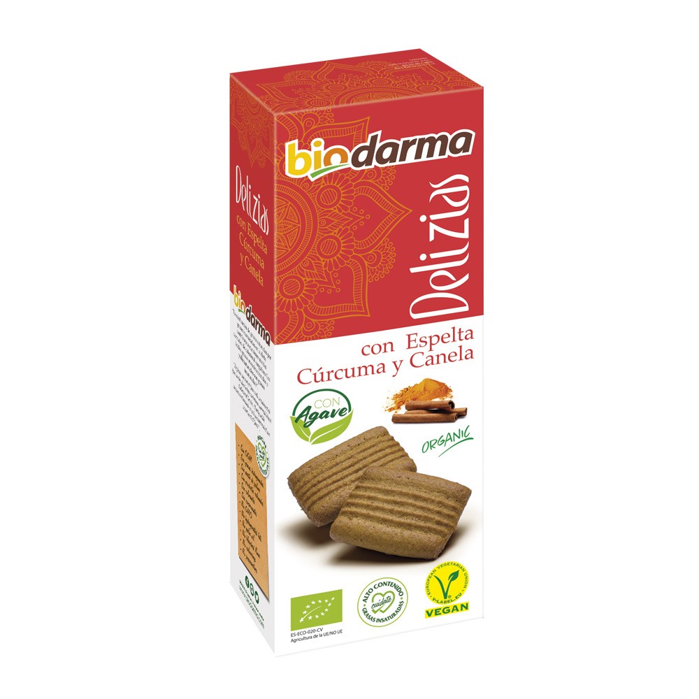 BIODARMA DELIZIAS ESPEL.CURCUMA CANELA&AZ.AGA 135G