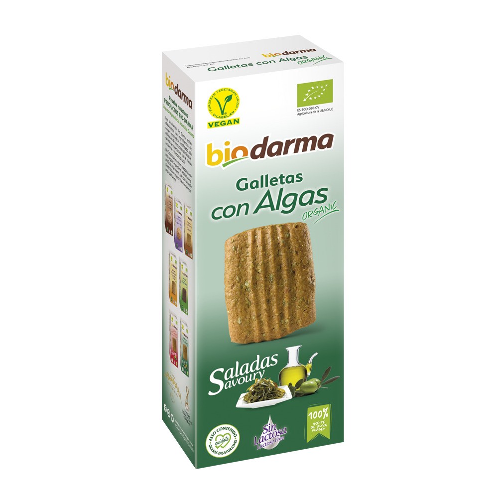 BIODARMA GALLETAS ALGAS 120GR