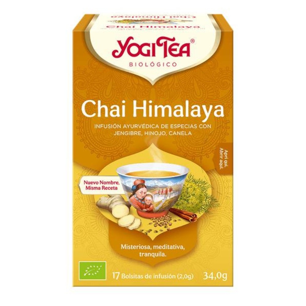 YOGI TEA CHAI HIMALAYA BOLSAS 17X34.0GR.