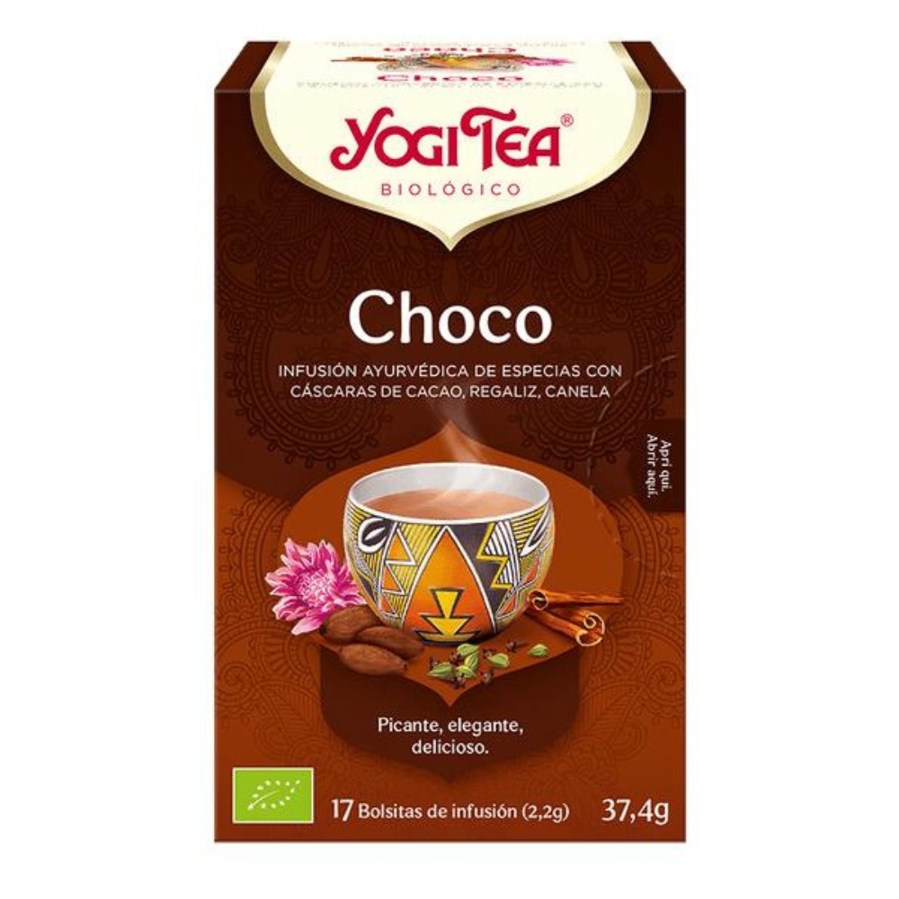 YOGI TEA CHOCO BOLSAS 17X37.4GR