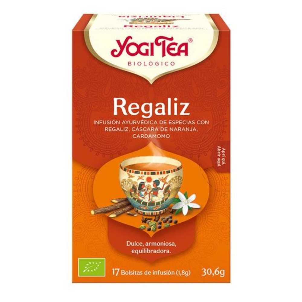 YOGI TEA REGALIZ BOLSAS 17X30.6GR.