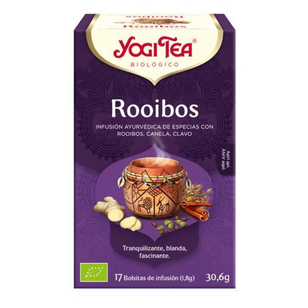 YOGI TEA ROOIBOS BOLSAS 17X30.6GR.