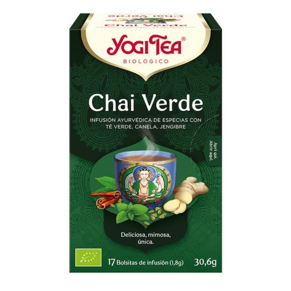 YOGI TEA CHAI VERDE BOLSAS 17X30.6GR.