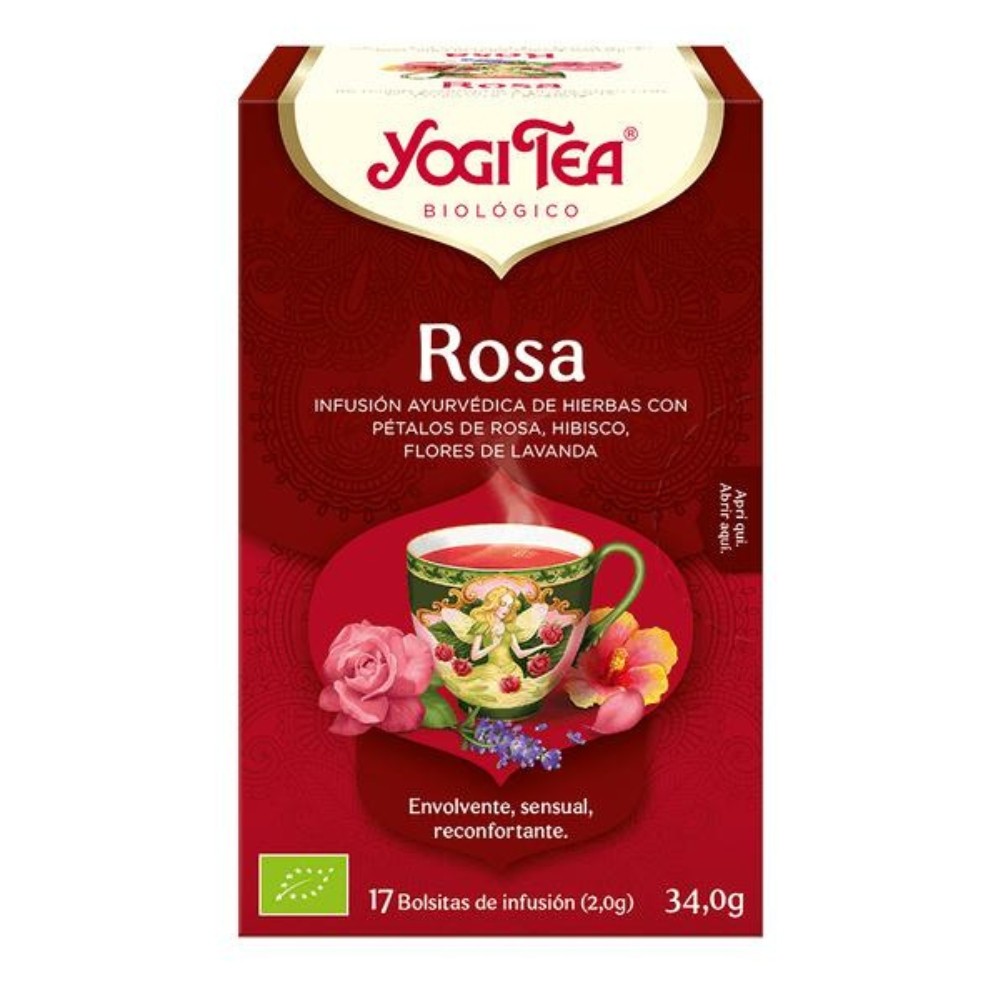 YOGI TEA ROSA BOLSAS 17X34.0GR.