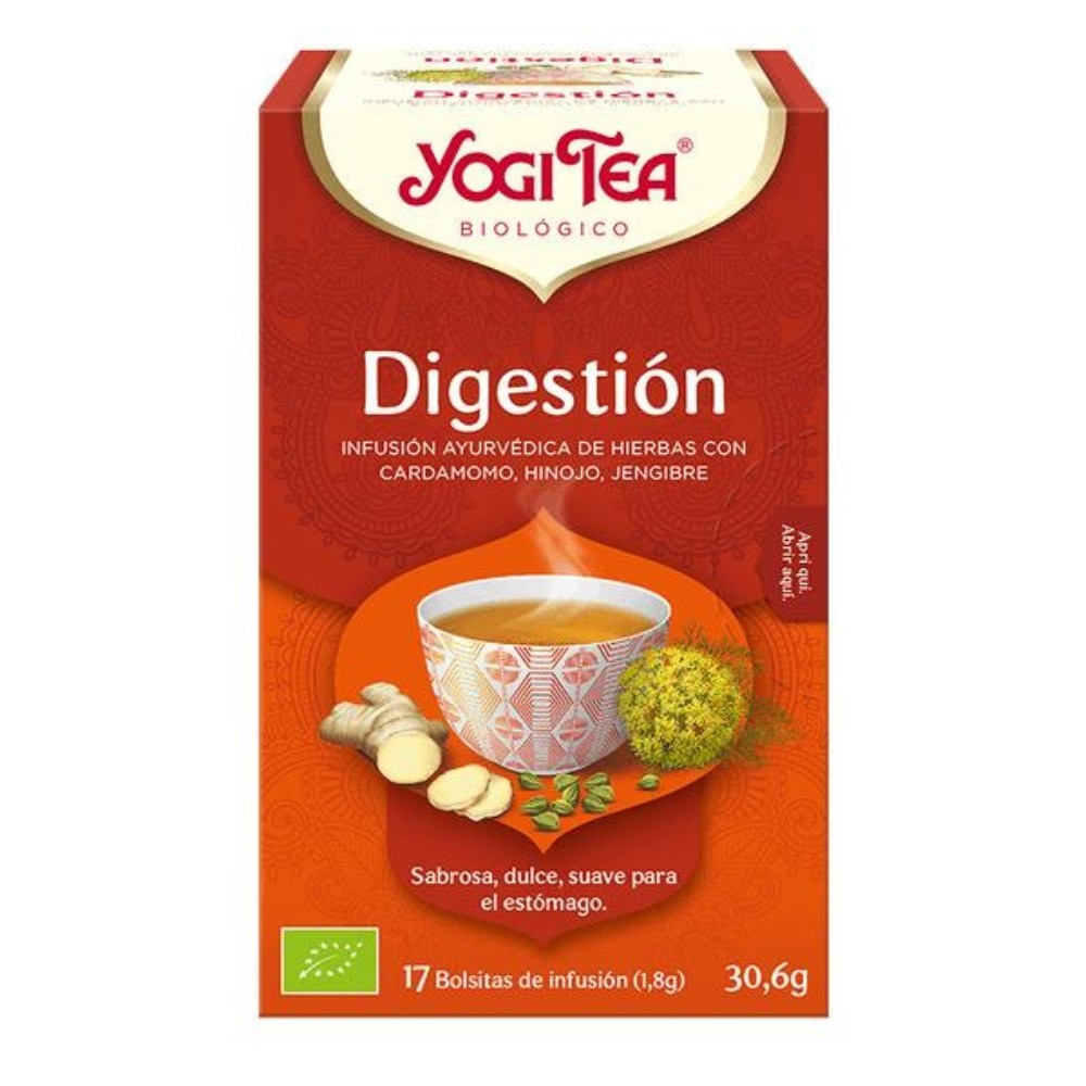 YOGI TEA DIGESTION BOLSAS 17X30.6GR.