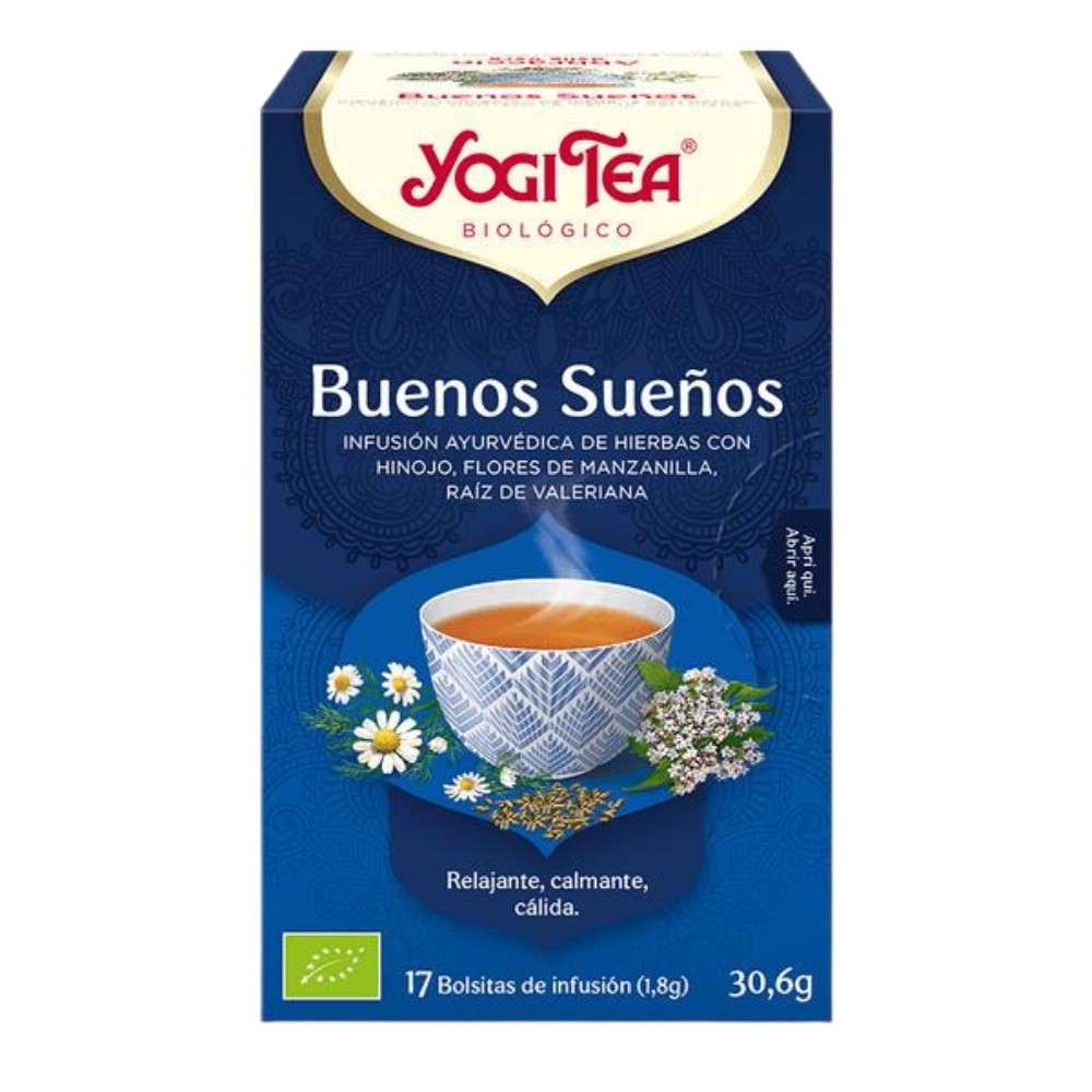 YOGI TEA BUENOS SUEÑOS BOLSAS 17X30.6GR.