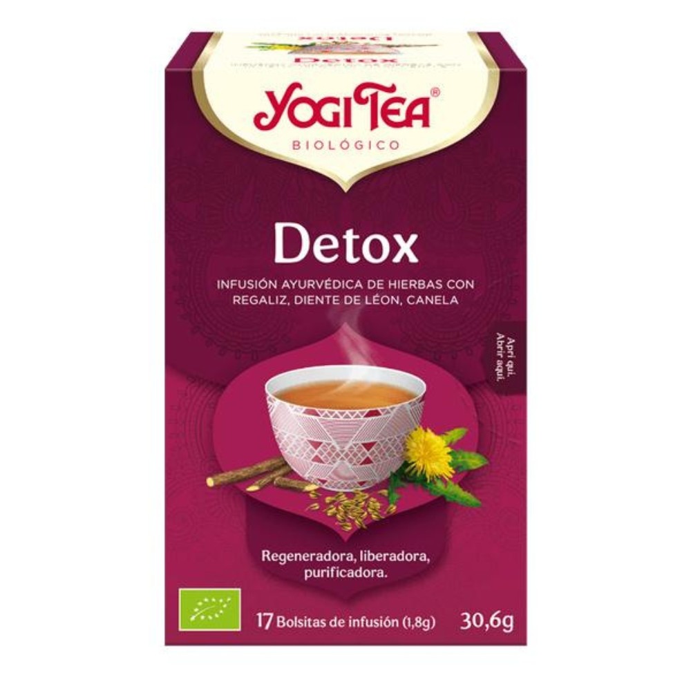 YOGI TEA DETOX BOLSAS 17X30.6GR.