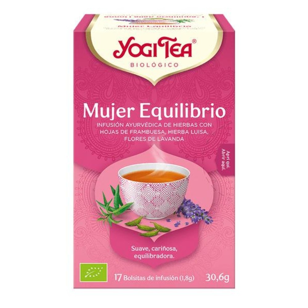 YOGI TEA MUJER EQUILIBRIO BOLSAS 17X30.6GR.