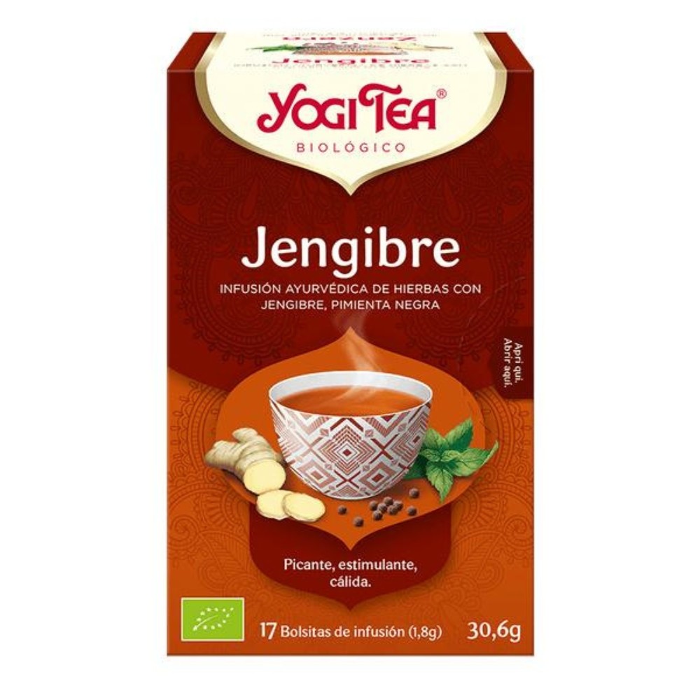 YOGI TEA JENGIBRE BOLSAS 17X30.6GR.