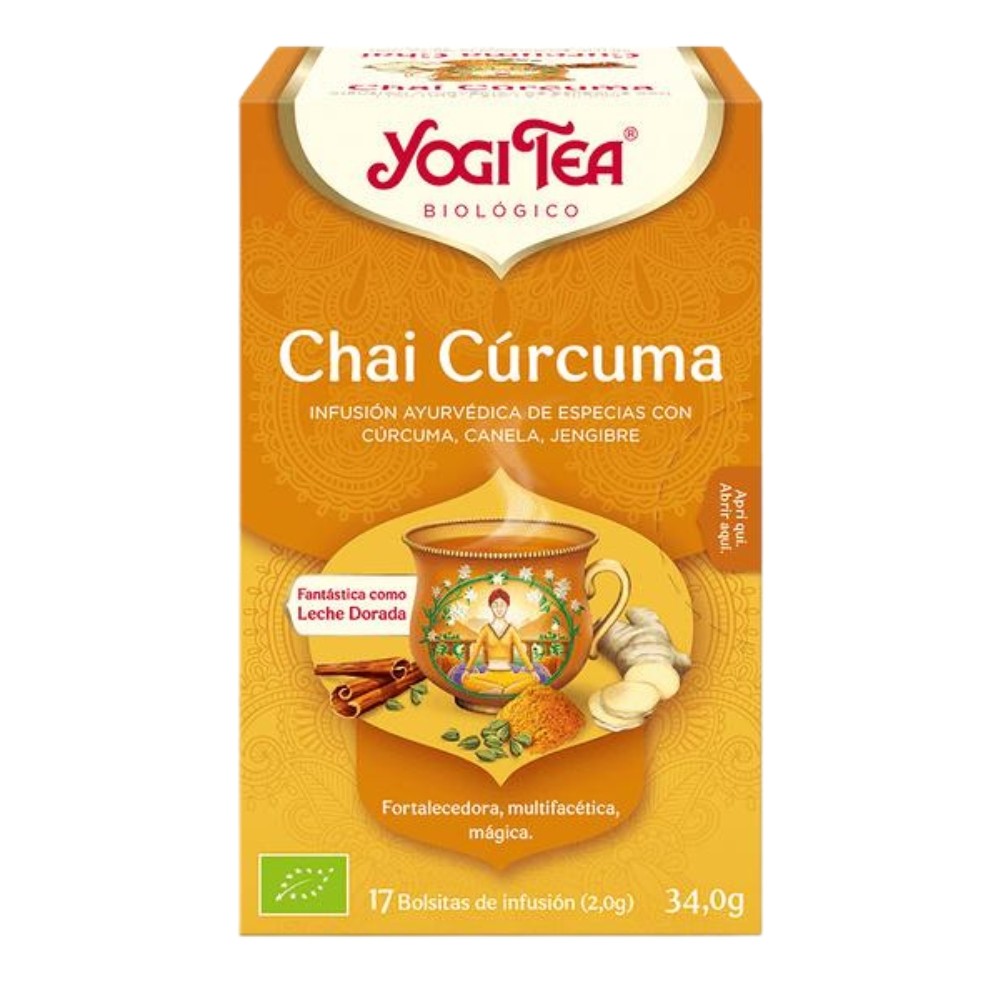 YOGI TEA CHAI CURCUMA BOLSAS 17X34.0GR.