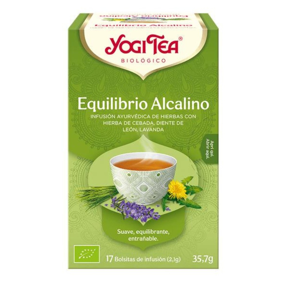 YOGI TEA EQUILIBRIO ALCALINO BOLSAS 17X35.7GR.