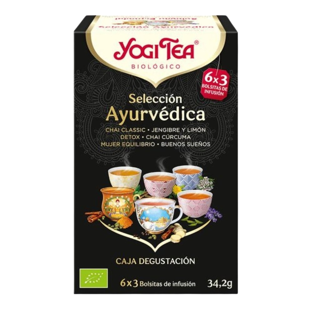 YOGI TEA SELECCION AYURVEDICA BOLSAS 17X34.2GR.