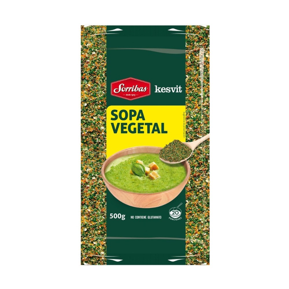 SORRIBAS SEMOLA KESVIT VERDURAS 500GR.
