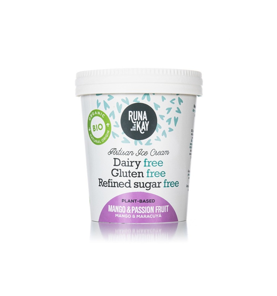 RUNA KAY HELADO 460ML MANGO & MARACUYA ECO/VEG/S-A