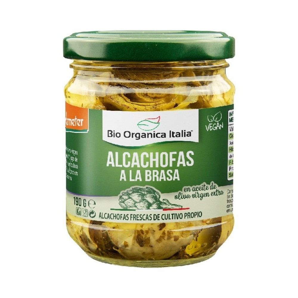BIO ORGANICA ITALIA ALCACHOFA BRASA ACEITE 190g