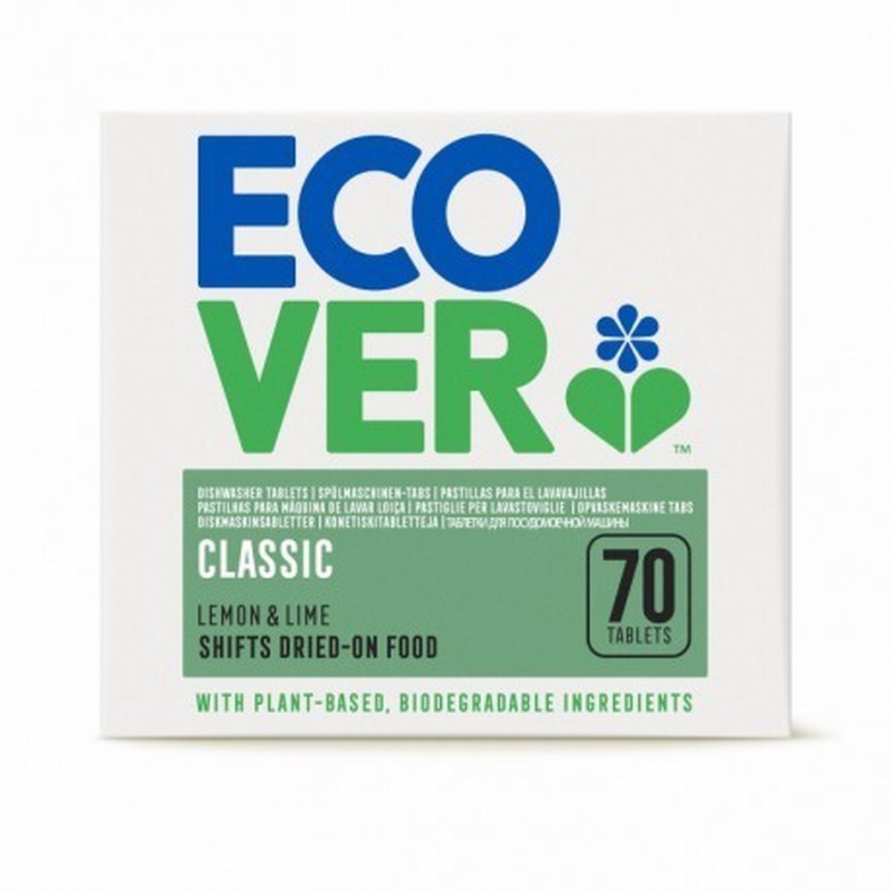 ECOVER LAVAVAJILLAS MAQ. XL 70 tablet.x 20g