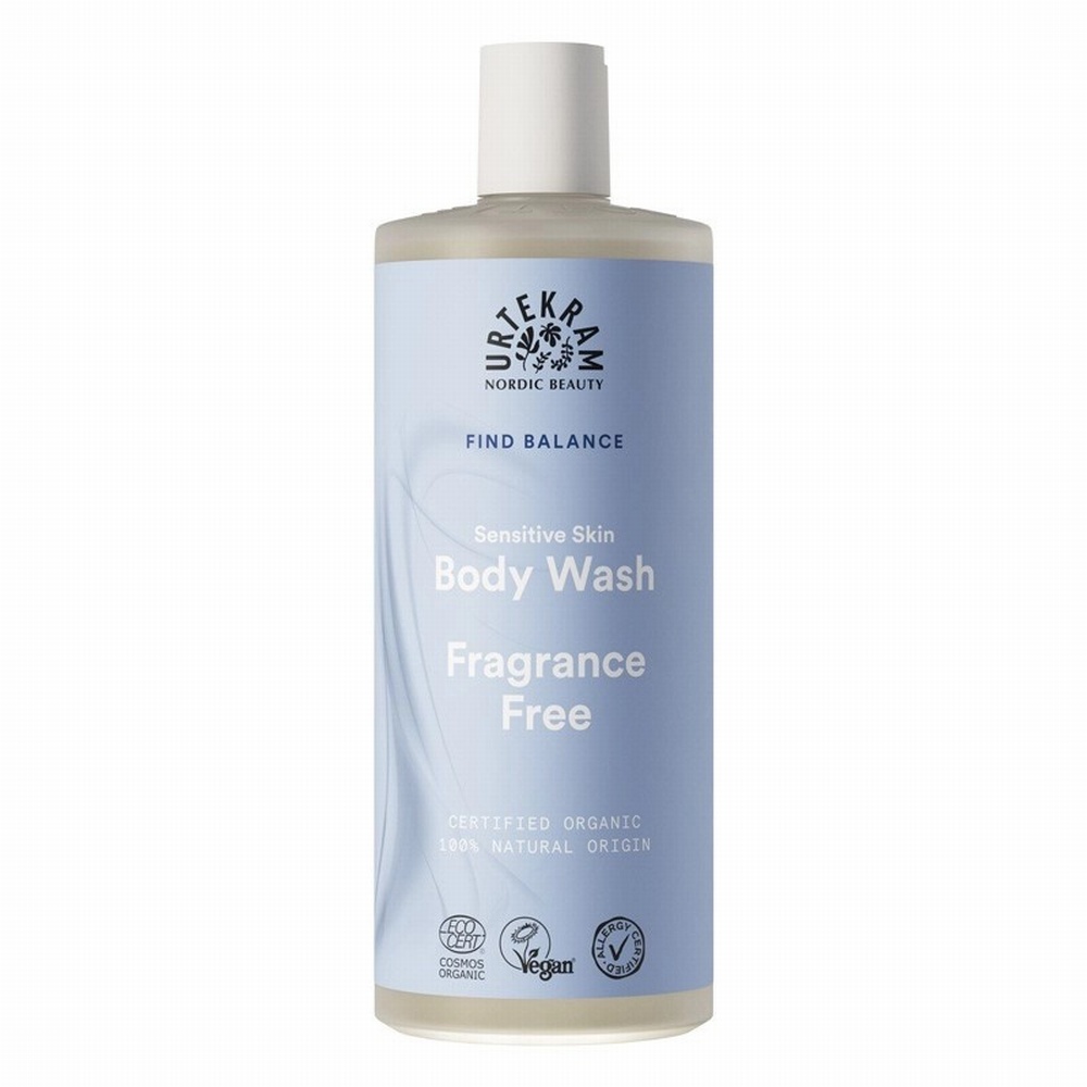 URTEKRAM GEL BAÑO FRAGRANCE FREE SIN FRAGAN.500ml