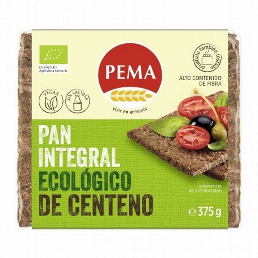 PEMA PAN CENTENO INTEGRAL 375g