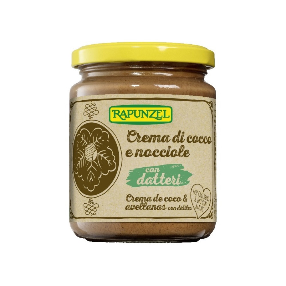 CREMA COCO AVELLANAS DATILES RAPUNZEL 250G